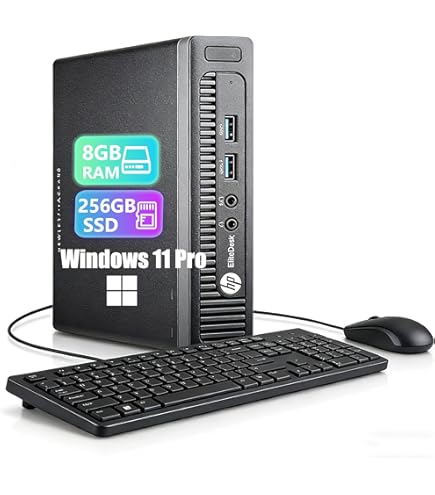 HP EliteDesk 800 G3 Desktop Mini PC Core i5 (6500T) 2.5GHz 8GB